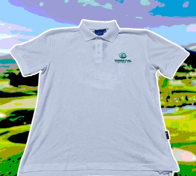 White Coastal Connection OG Polo 